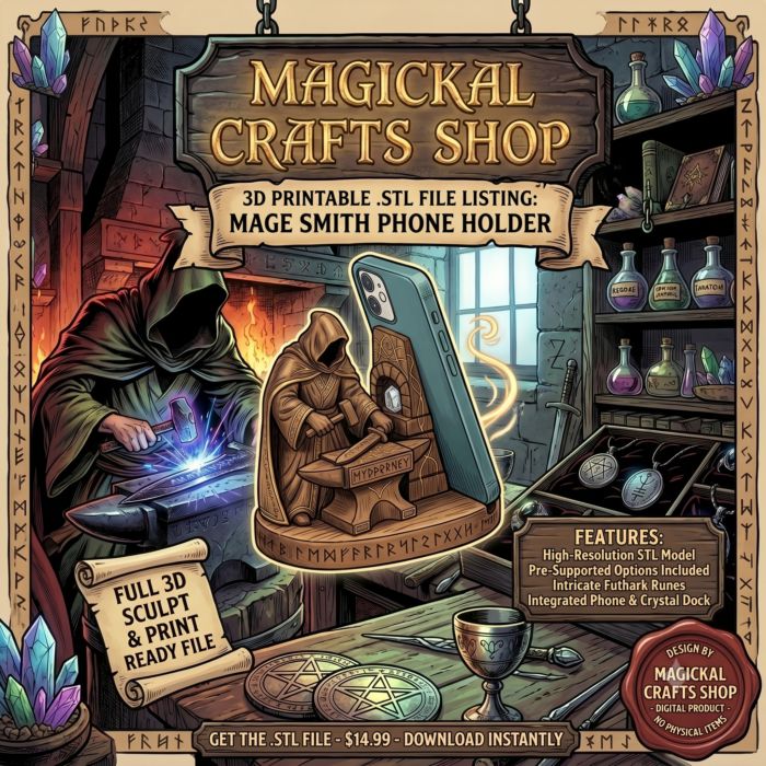 The Mage Smith Phone Holder