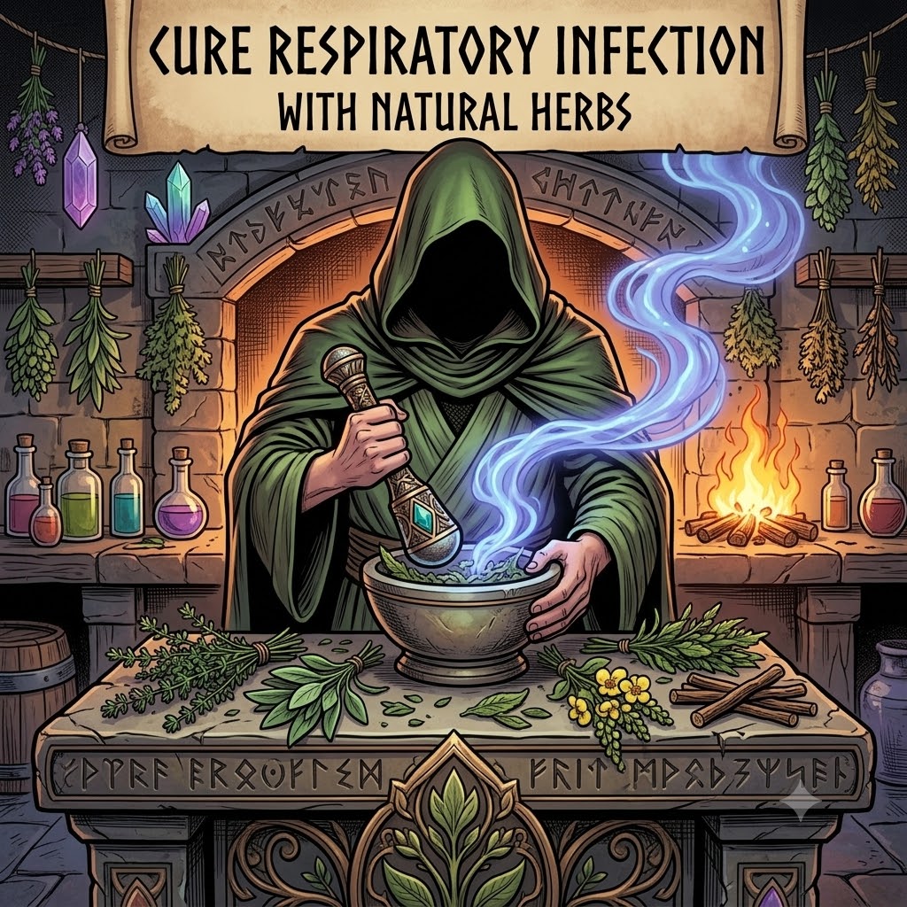 Cure respiratory infection with natural herbs
